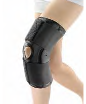 Arcus dynamics Kniebandage mit Gelenk und Überstreckungsschutz.059